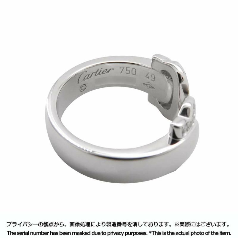 カルティエ リング 2C ブークルセ ダイヤモンド K18WGホワイトゴールド リングサイズ49 Cartier ジュエリー
