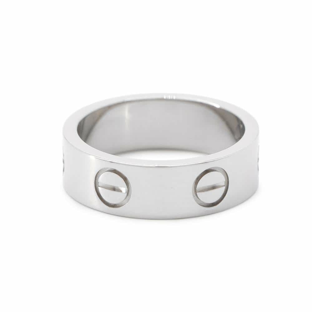 カルティエ リング ラブリング クラシックモデル K18WG リングサイズ49 B4022649 Cartier 指輪 LOVEリング ジュエリー