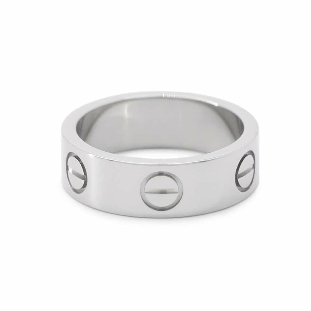 カルティエ リング ラブリング クラシックモデル K18WG リングサイズ49 B4022649 Cartier 指輪 LOVEリング ジュエリー