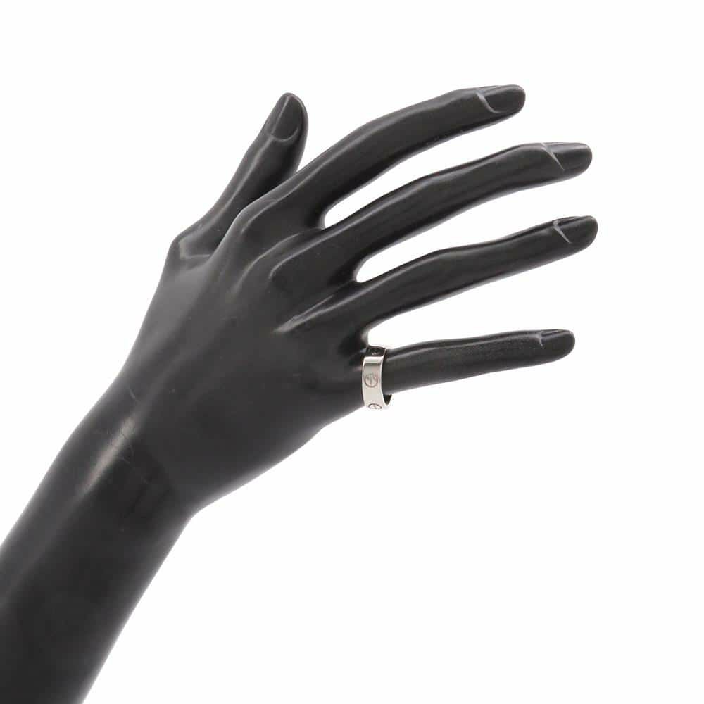 カルティエ リング ラブリング クラシックモデル K18WG リングサイズ49 B4022649 Cartier 指輪 LOVEリング ジュエリー
