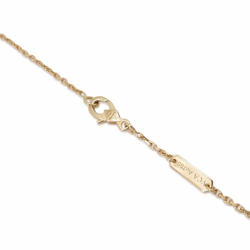 ヴァンクリーフ&アーペル ネックレス ヴィンテージ アルハンブラ ペンダント オニキス K18YGイエローゴールド VCARA45800