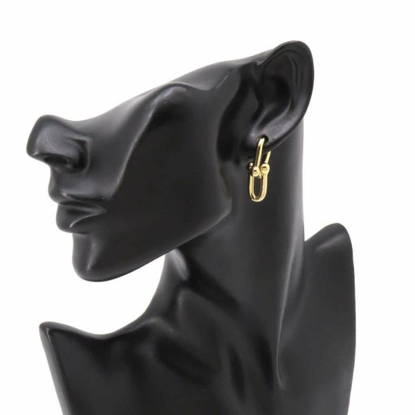 ティファニー ピアス ハードウェア ミディアム リンク ピアス K18YG 73584531 Tiffany&Co. ジュエリー