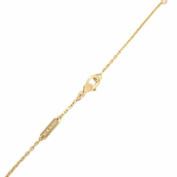 ヴァンクリーフ&アーペル ネックレス ヴィンテージ アルハンブラ ペンダント ギヨシェ K18YGイエローゴールド VCARP4KL00