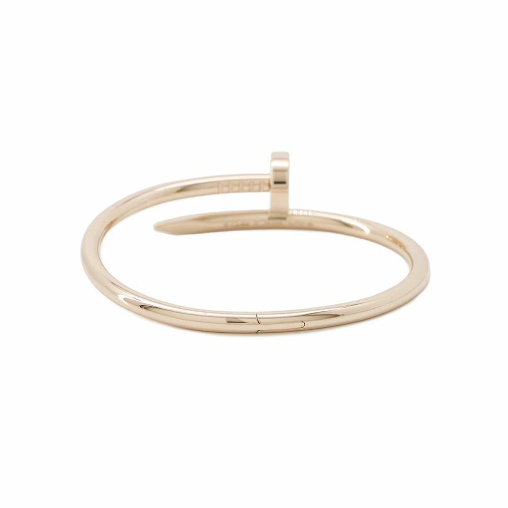 カルティエ ブレスレット ジュストアンクル クラッシックモデル K18PGピンクゴールド サイズ15 B6048115 Cartier jewelry