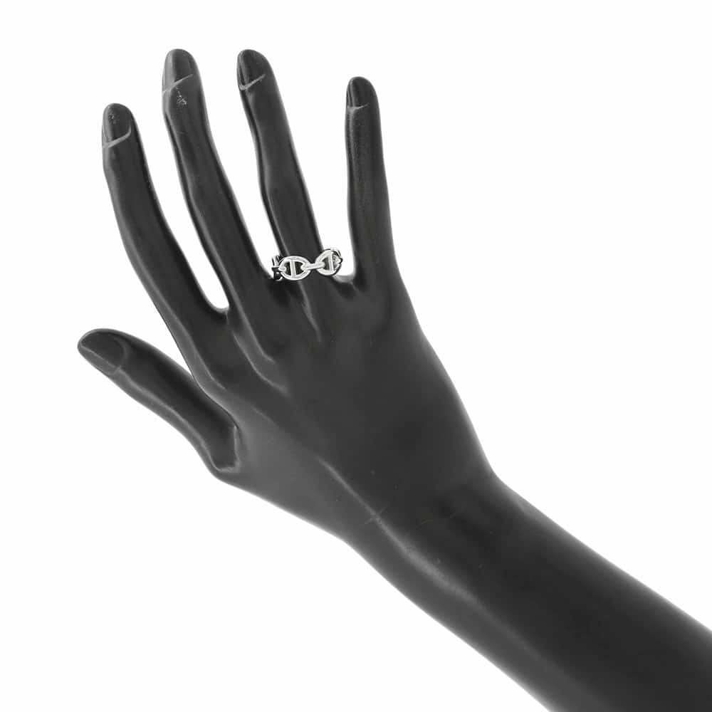 エルメス リング シェーヌダンクル アンシェネPM SV925シルバー リングサイズ50 HERMES ジュエリー