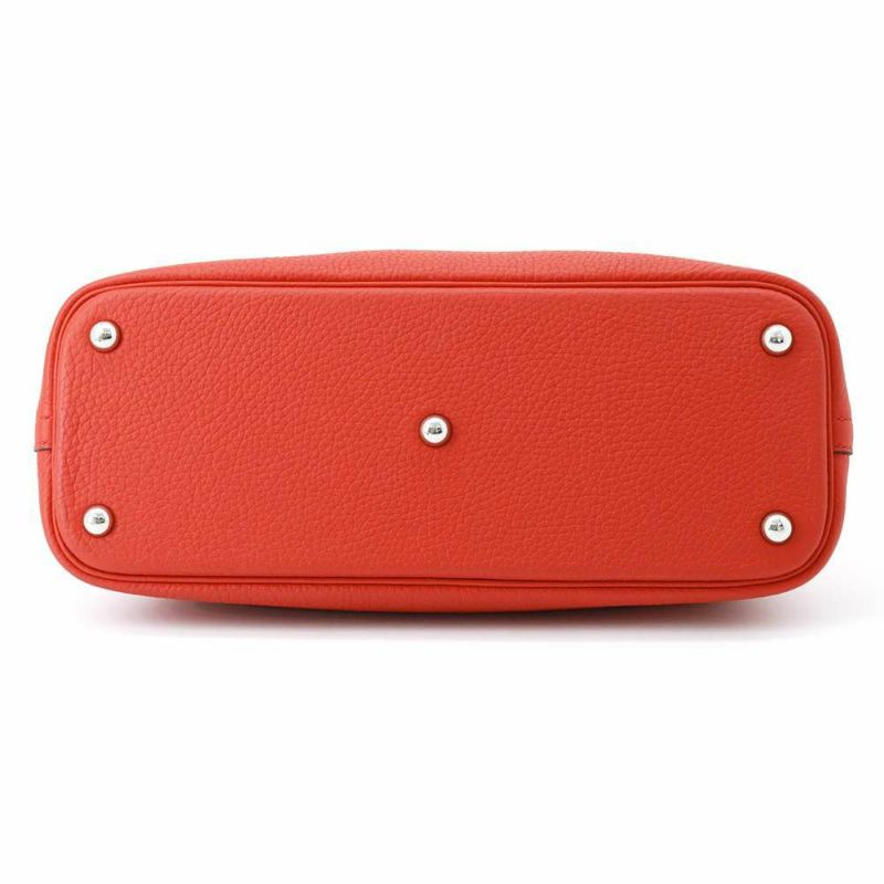 エルメス ハンドバッグ ボリード31 ルージュピヴォワンヌ/シルバー金具 トリヨンクレマンス X刻印 2way