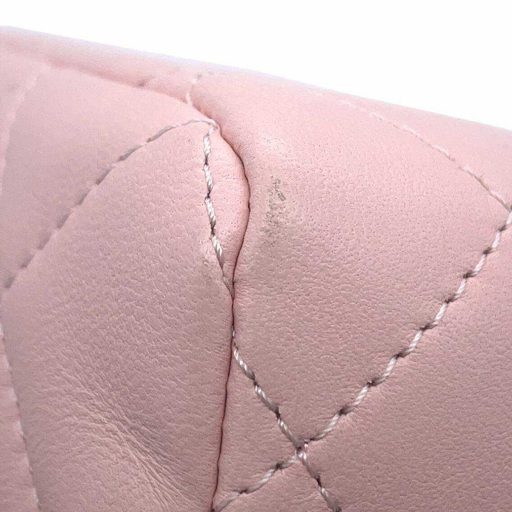 シャネル チェーンショルダーバッグ トップハンドル ミニ フラップ マトラッセ ココマーク ラムスキン AS4847 CHANEL