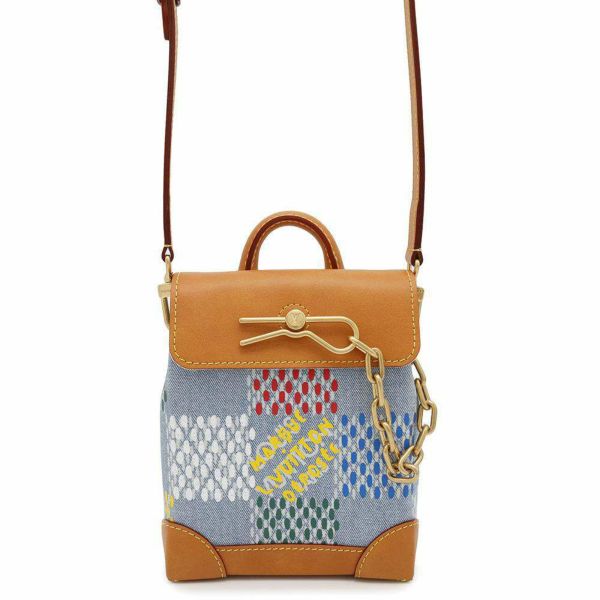 ルイヴィトン ショルダーバッグ LV バーズ・ダミエ デニム ナノ ルイヴィトン ショルダーバッグ LV バーズ・ダミエ デニム ナノ