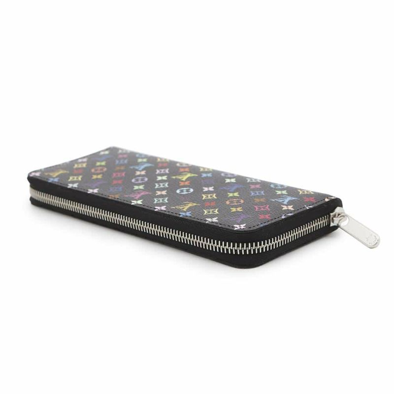 ルイヴィトン モノグラム LV × TM  ポルトフォイユ・クレマンス M13408 LOUIS VUITTON 村上隆 黒 ブラック