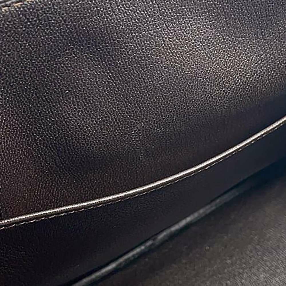 エルメス バーキン25 エベンヌ/シルバー金具 リザード □I刻印 HERMES Birkin ハンドバッグ