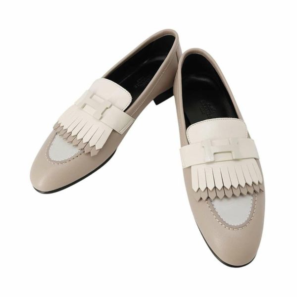 【ご予約品】 ロワイヤル モカシン エルメス レザー 1/2 レディースサイズ37 靴