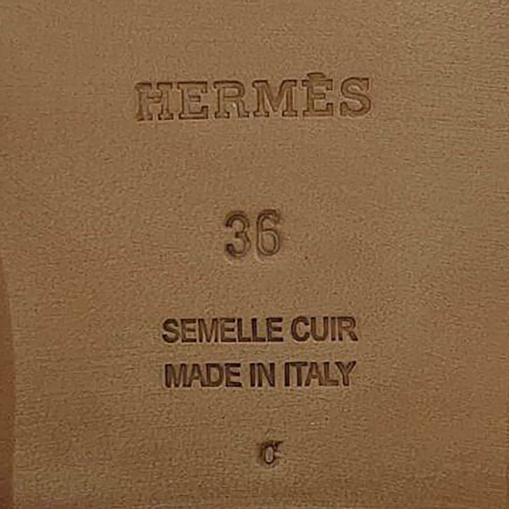 エルメス ブーツ ジャンピング レザー レディースサイズ36 HERMES ショートブーツ 黒