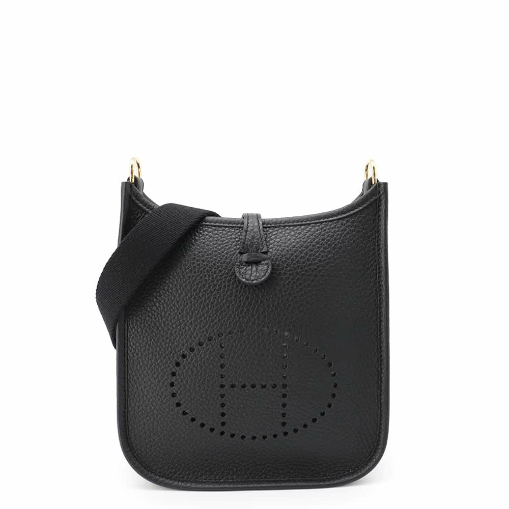 エルメス エブリンTPM アマゾン ブラック/ゴールド金具 トリヨンクレマンス K刻印 黒