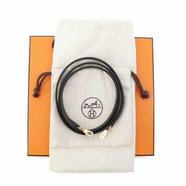 エルメス ハンドバッグ ミニケリー2 外縫い ブラック/ゴールド金具 ボックスカーフ U刻印 2wayショルダー 黒