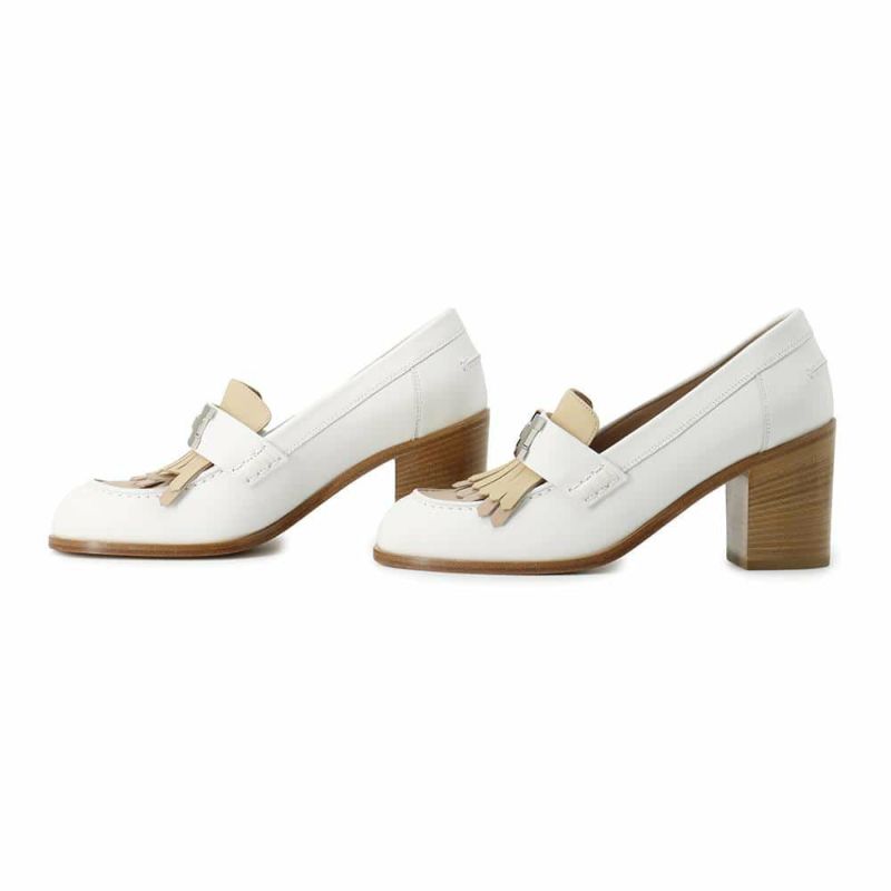 エルメス パンプス エリゼ 70 レザー レディースサイズ36 HERMES 靴 白