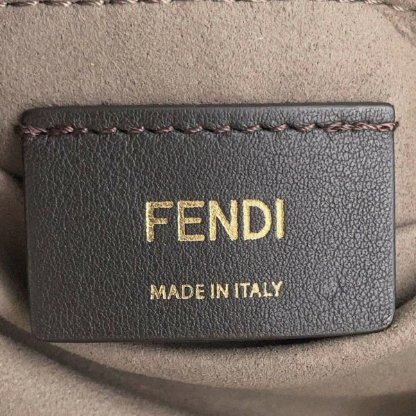 フェンディ ショルダーバッグ モントレゾール 8BT298 FENDI バッグ 巾着バッグ 黒