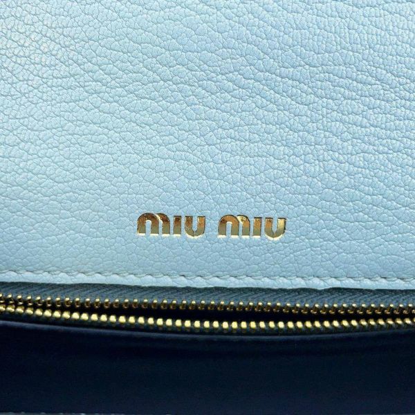 ミュウミュウ チェーンショルダーバッグ レザー 5BD083 MIUMIU バッグ