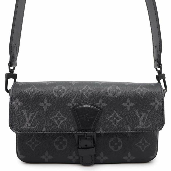 ルイヴィトン ショルダーバッグ モノグラム・エクリプス モンスリ・ウェアラブル ウォレット M83567 ブラック 黒