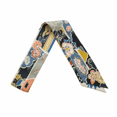 エルメス スカーフ ツイリー ビンガタ BINGATA HERMES 紅型 シルクツイル 2021秋冬