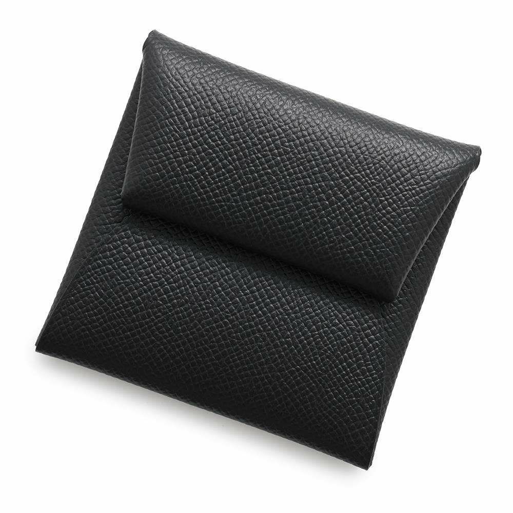 エルメス コインケース バスティア ブラック エプソン B刻印 HERMES 財布 黒