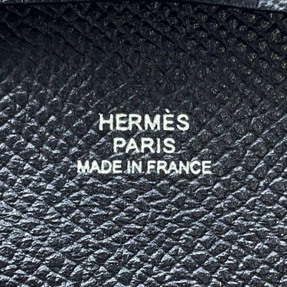 エルメス コインケース バスティア ブラック エプソン B刻印 HERMES 財布 黒