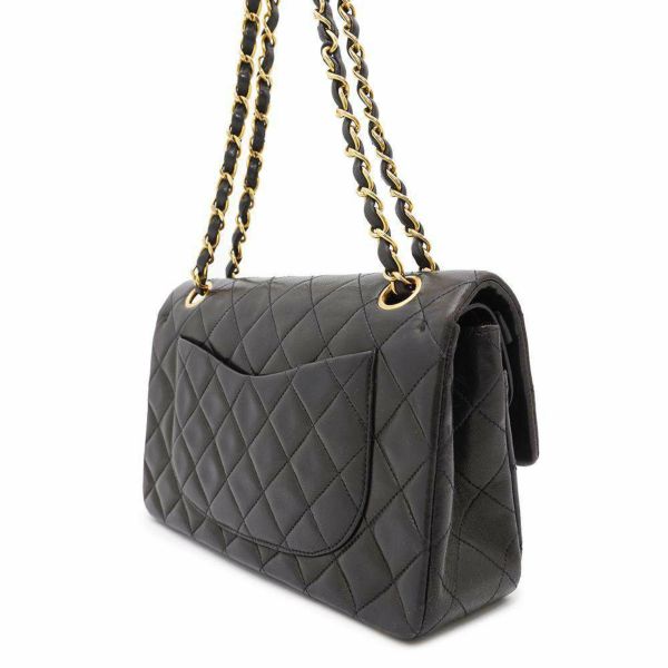 シャネル チェーンショルダーバッグ マトラッセ23 ココマーク ダブルチェーン A01113 CHANEL バッグ 黒