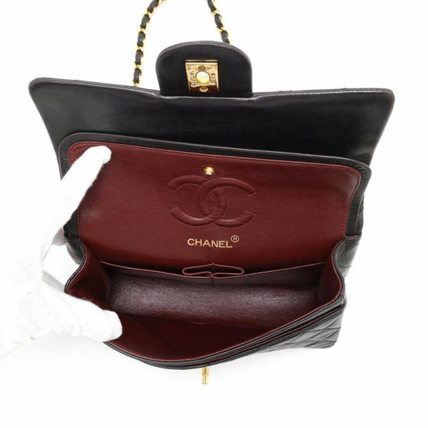 シャネル チェーンショルダーバッグ マトラッセ23 ココマーク ダブルチェーン A01113 CHANEL バッグ 黒