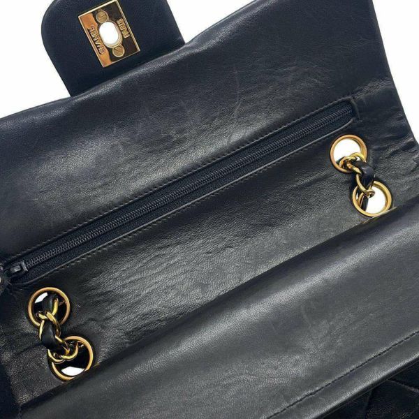 シャネル チェーンショルダーバッグ マトラッセ23 ココマーク ダブルチェーン A01113 CHANEL バッグ 黒