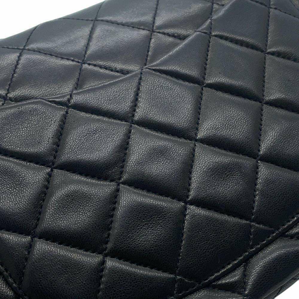 シャネル チェーンショルダーバッグ マトラッセ23 ココマーク ダブルチェーン A01113 CHANEL バッグ 黒