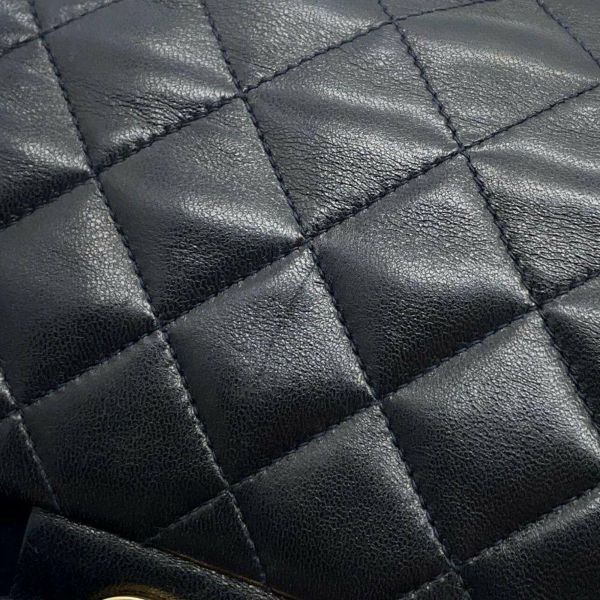 シャネル チェーンショルダーバッグ マトラッセ23 ココマーク ダブルチェーン A01113 CHANEL バッグ 黒