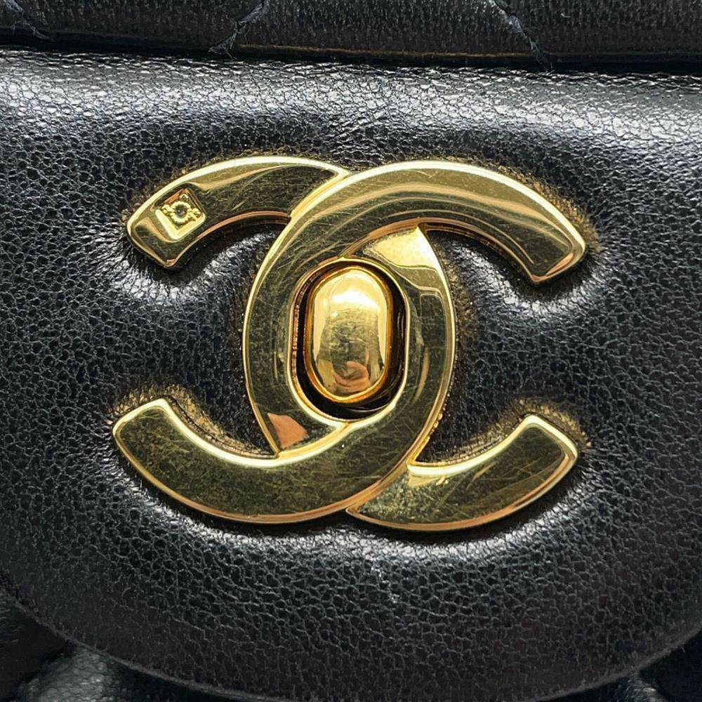 シャネル チェーンショルダーバッグ マトラッセ23 ココマーク ダブルチェーン A01113 CHANEL バッグ 黒