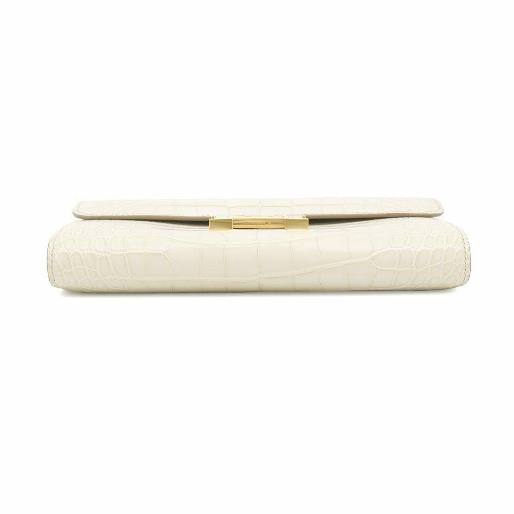 エルメス 長財布 コンスタンス トゥーゴー ロング ベトン/ゴールド金具 アリゲーターマット B刻印 財布