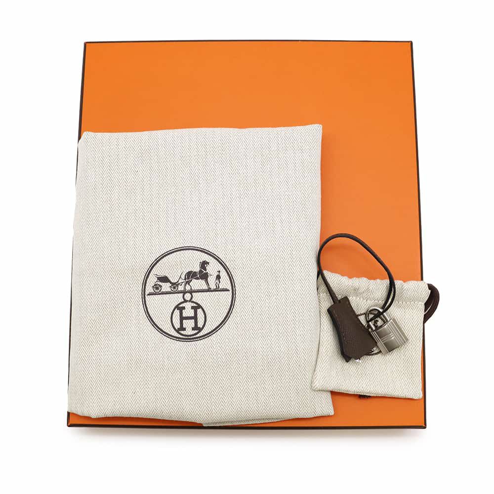 エルメス バーキン25 トリコロール エコルセ/エトゥープ/ブラック/シルバー金具 エプソン W刻印 HERMES Birkin