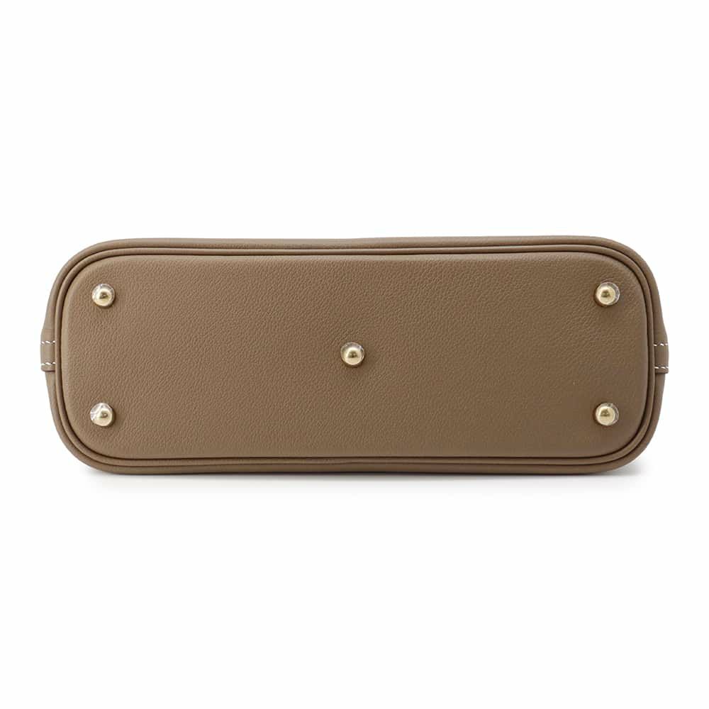 エルメス ボリード1923 25 エトゥープ/ゴールド金具 エバーカラー W刻印 2wayショルダー