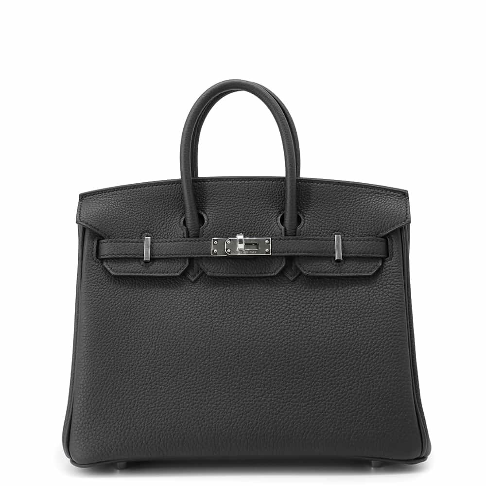 エルメス バーキン25 ヴェルソ プロン/ヴェールオリーブ/シルバー金具 トゴ K刻印 HERMES Birkin ハンドバッグ
