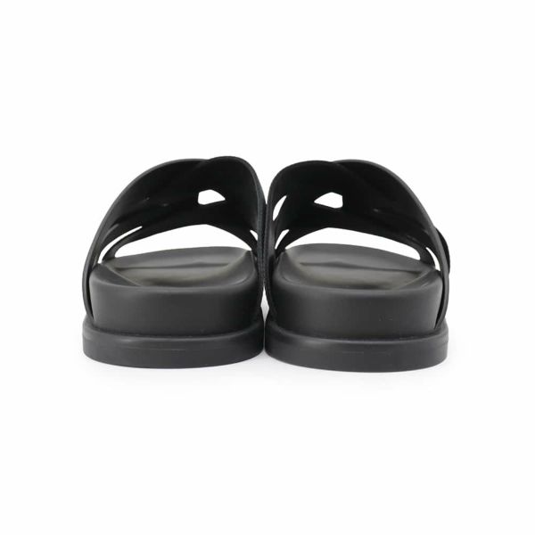 エルメス サンダル カジミール レザー メンズサイズ42 HERMES 靴 黒