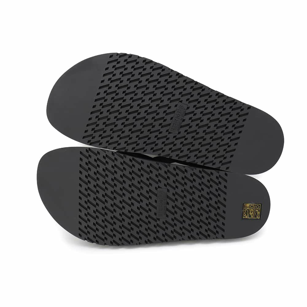 エルメス サンダル カジミール レザー メンズサイズ42 HERMES 靴 黒