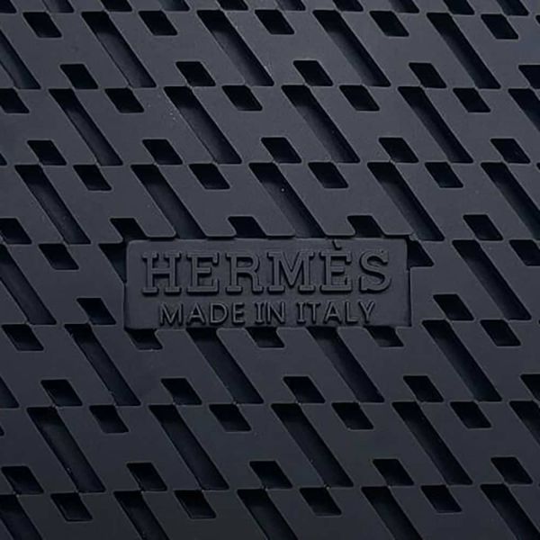 エルメス サンダル カジミール レザー メンズサイズ42 HERMES 靴 黒