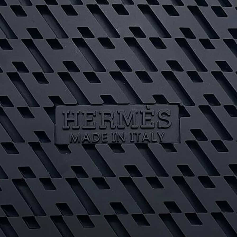 エルメス サンダル カジミール レザー メンズサイズ42 HERMES 靴 黒