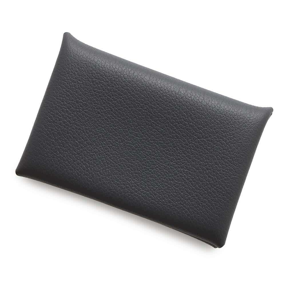 エルメス カードケース カルヴィ プロン/シルバー金具 エバーカラー U刻印 HERMES 名刺入れ