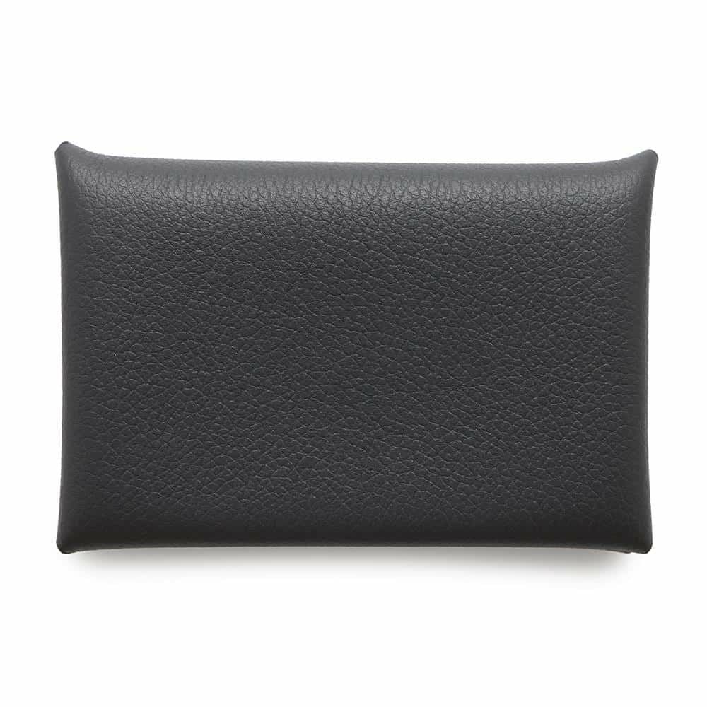 エルメス カードケース カルヴィ プロン/シルバー金具 エバーカラー U刻印 HERMES 名刺入れ