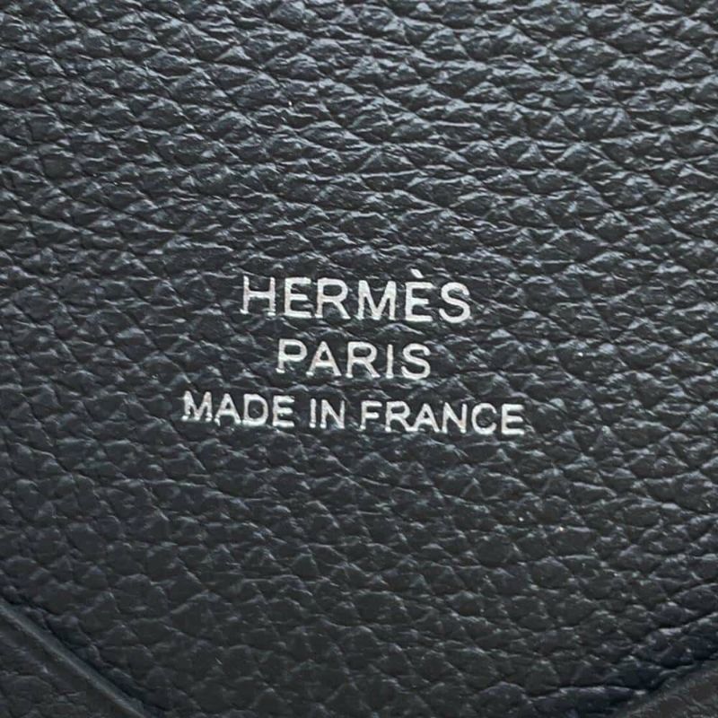 エルメス カードケース カルヴィ プロン/シルバー金具 エバーカラー U刻印 HERMES 名刺入れ