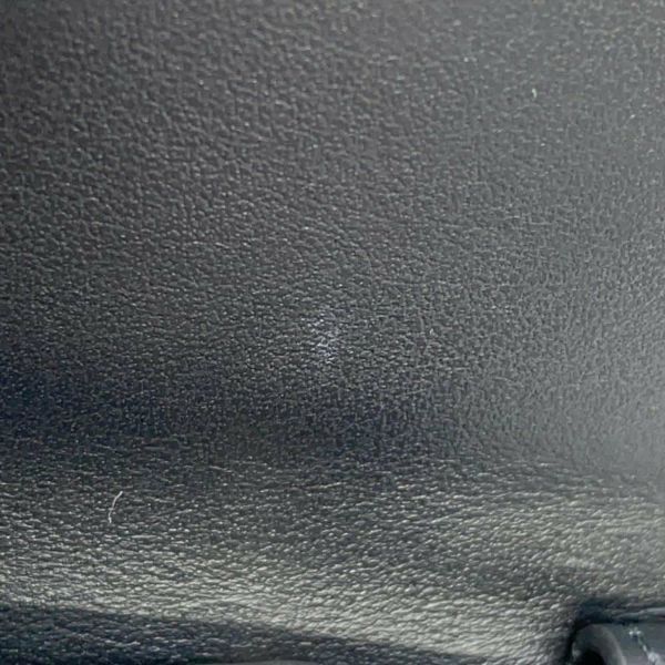 セリーヌ チェーンウォレット トリオンフ マーゴ シャイニーカーフレザー 10L033DPV CELINE 黒