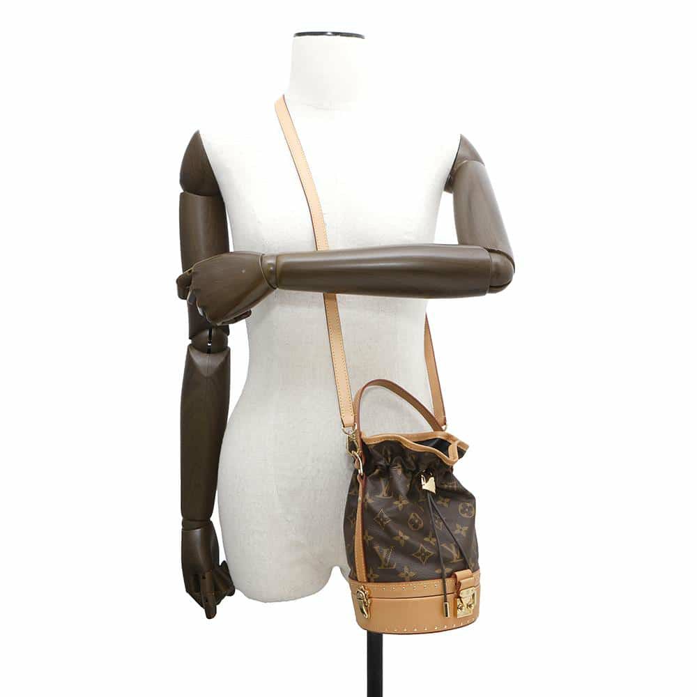 ルイヴィトン ショルダーバッグ モノグラム プティット・ノエ M43509 LOUIS VUITTON ヴィトン 2wayバッグ 巾着 バケットバッグ
