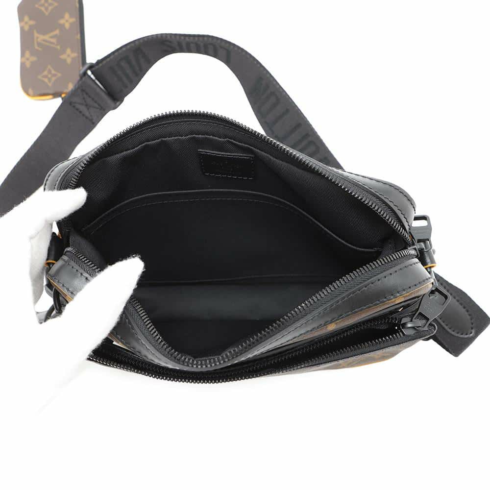 ルイヴィトン ショルダーバッグ モノグラム・マカサー トリオ・メッセンジャー M46694 LOUIS VUITTON