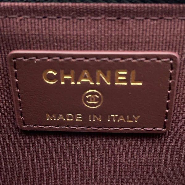 シャネル コインケース マトラッセ ココマーク キャビアスキン AP3179 CHANEL フラグメント カードケース 黒