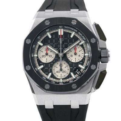 オーデマピゲ ロイヤルオーク 26420SO.OO.A002CA.01 AUDEMARS PIGUET 腕時計 黒文字盤 安心保証