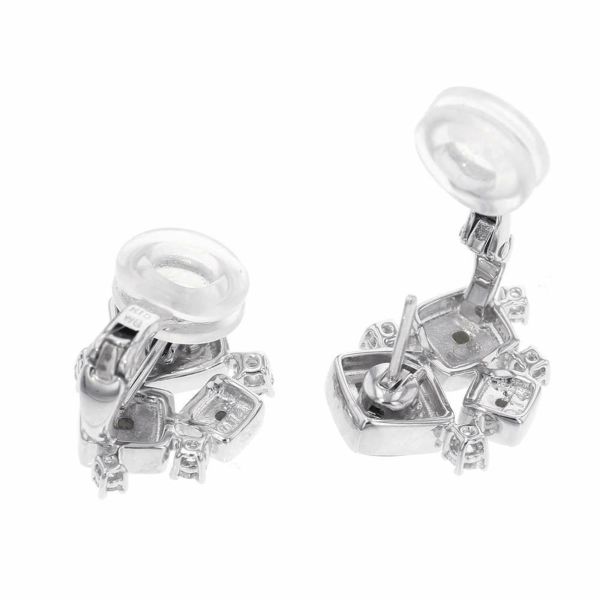 タサキ イヤリング シェル ダイヤモンド 計0.28ct K18WGホワイトゴールド TASAKI ピアス 2way ジュエリー