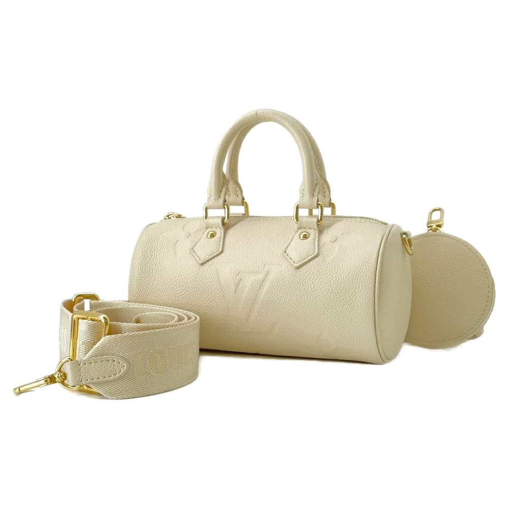 ルイヴィトン ハンドバッグ モノグラム・アンプラント パピヨンBB M45994 2wayショルダーバッグ アイボリー