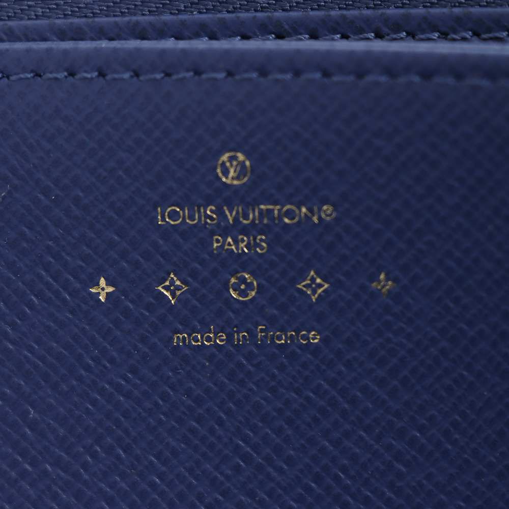 ルイヴィトン 長財布 モノグラム・デニム ジッピー・ウォレット M82958 ブルーデニム LVリミックス